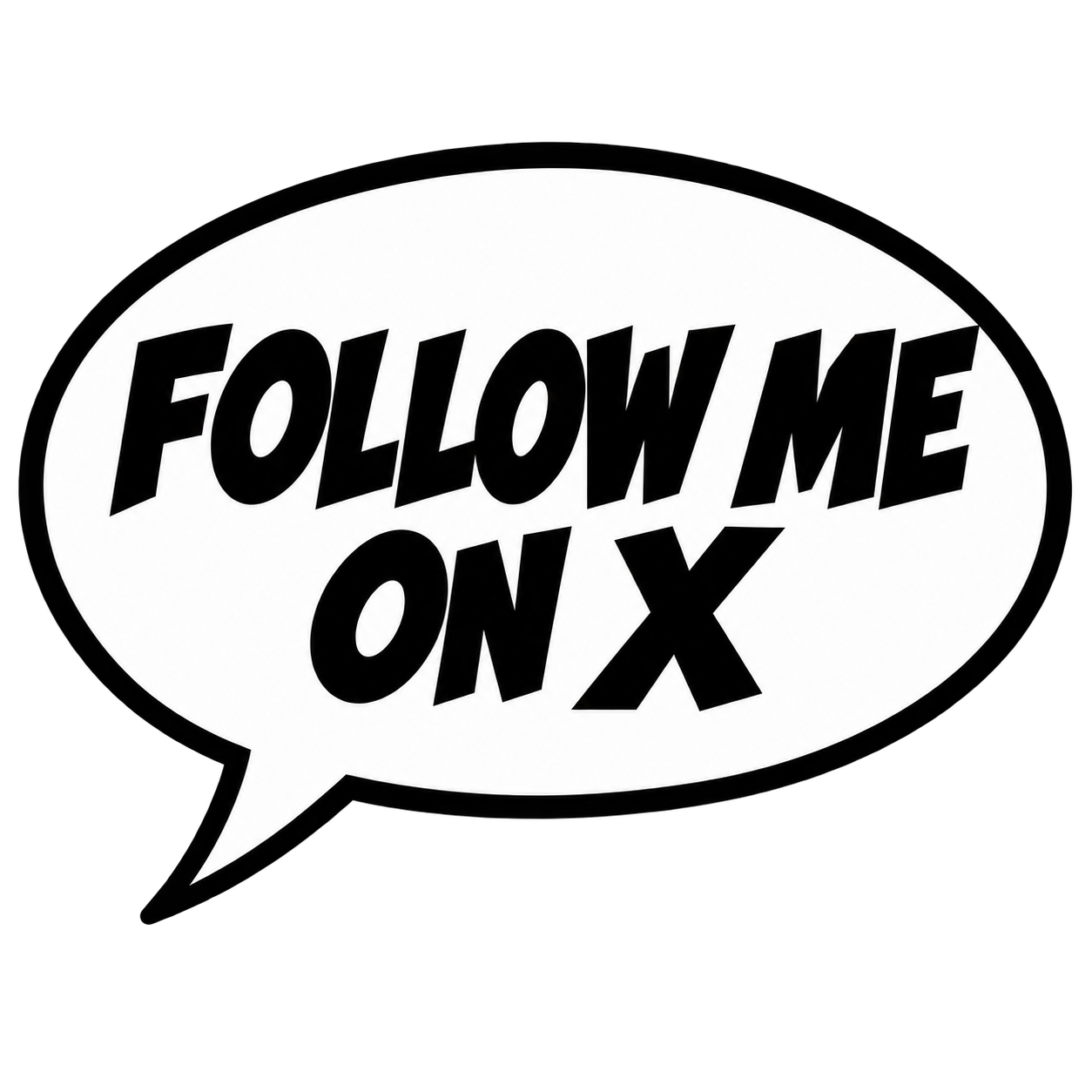 Follow me on X